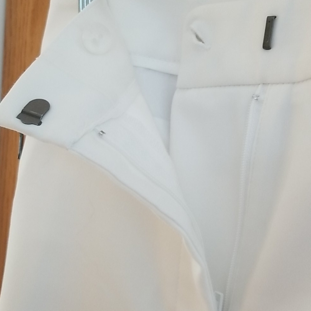 STYLE & CO White Button Hem Capri Pant 14 - Picture 6 of 9